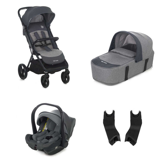 Be Cool - Trio: Urban GO stroller + Dream GO carrycot + Travel Carrier car seat + Car base + Adapters