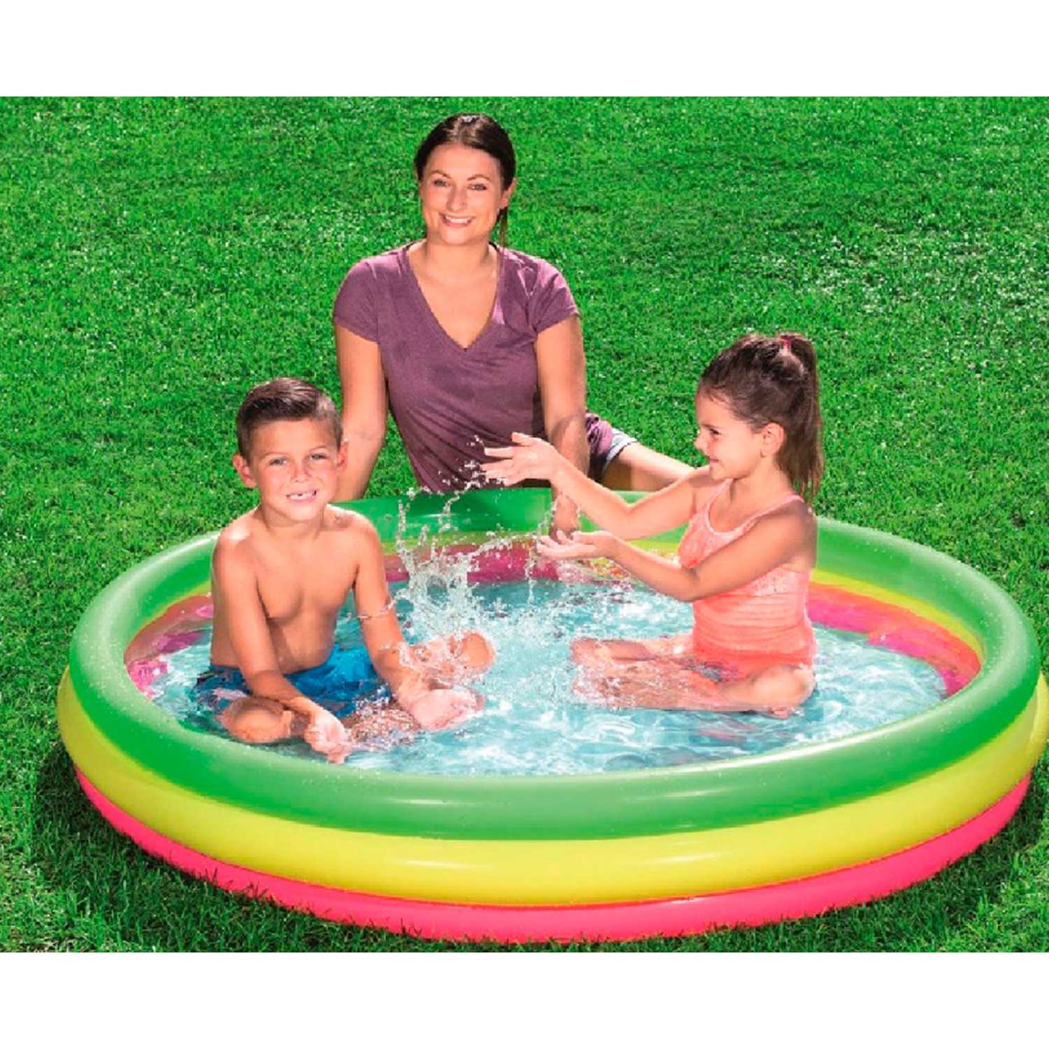 Bestway - Piscina Gonfiabile Colorata 152 x 30 cm