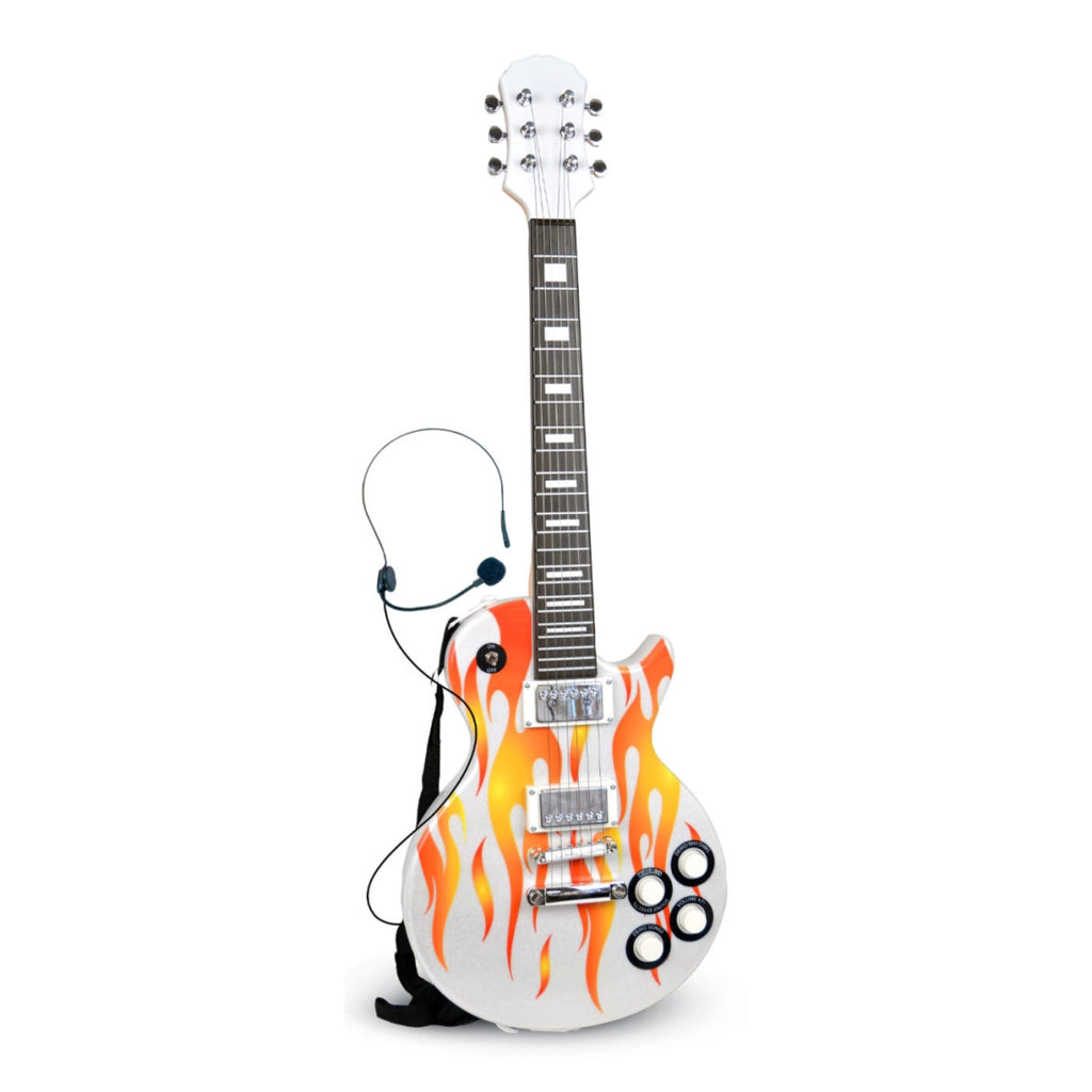 Bontempi - Chitarra rock elettronica Wireless con microfono a casco