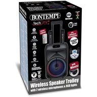Bontempi - Trolley Pro Amplificatore Wireless Con 2 Microfoni 04 1090