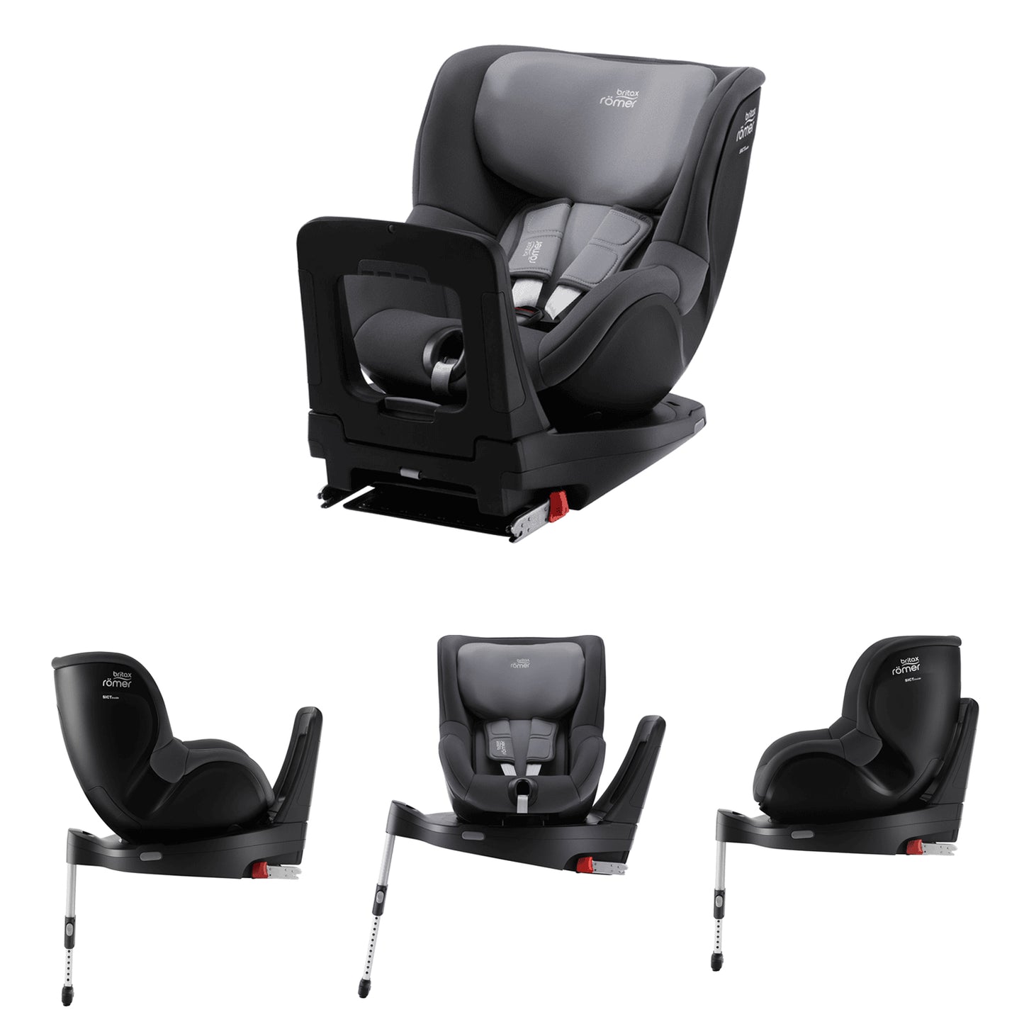 Britax Romer - Seggiolino Auto Diamond  Dualfix M I-Size 360° 61-105 cm (0-18 kg)