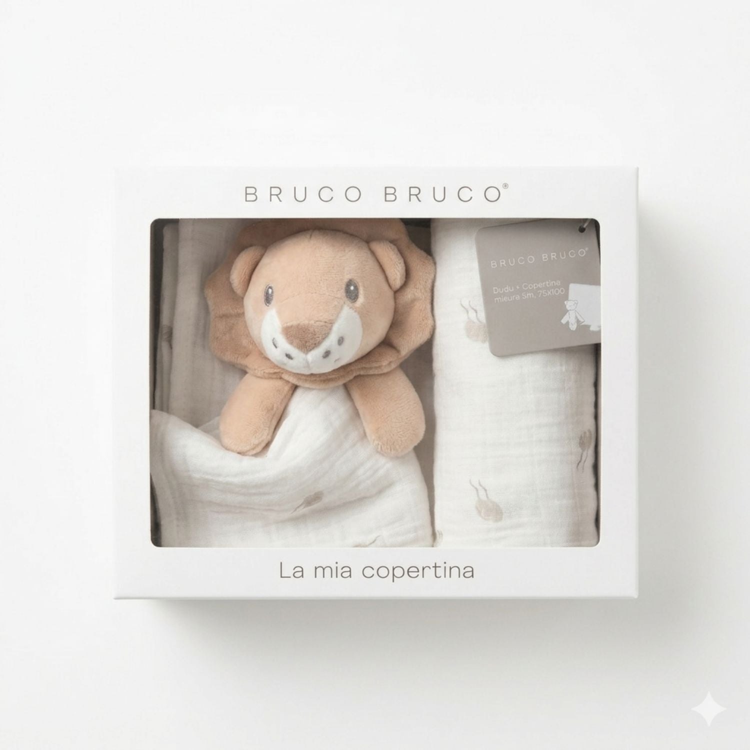 Bruco Bruco - Coperta Mussola 75X 100 Cm Con Dudu