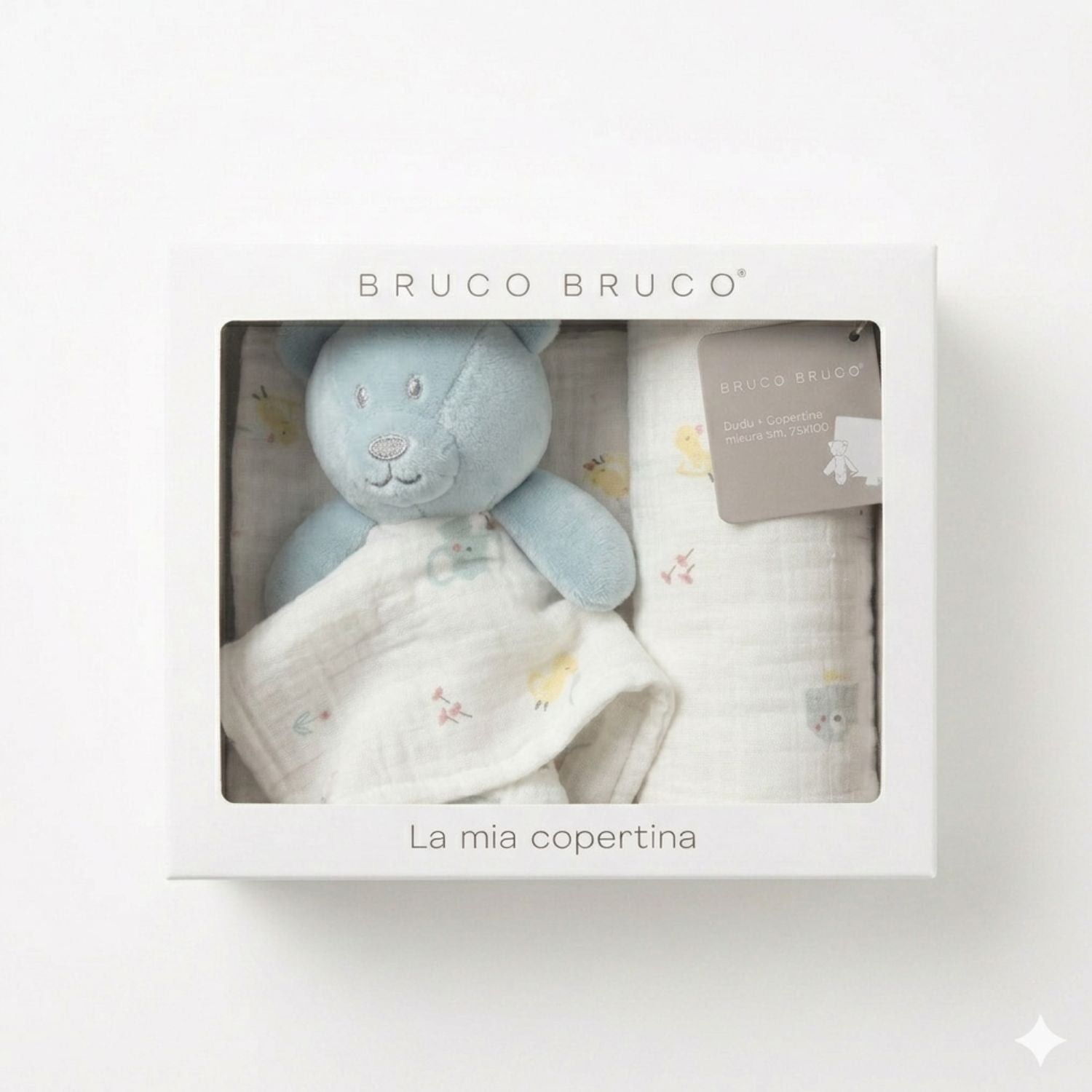 Bruco Bruco - Coperta Mussola 75X 100 Cm Con Dudu