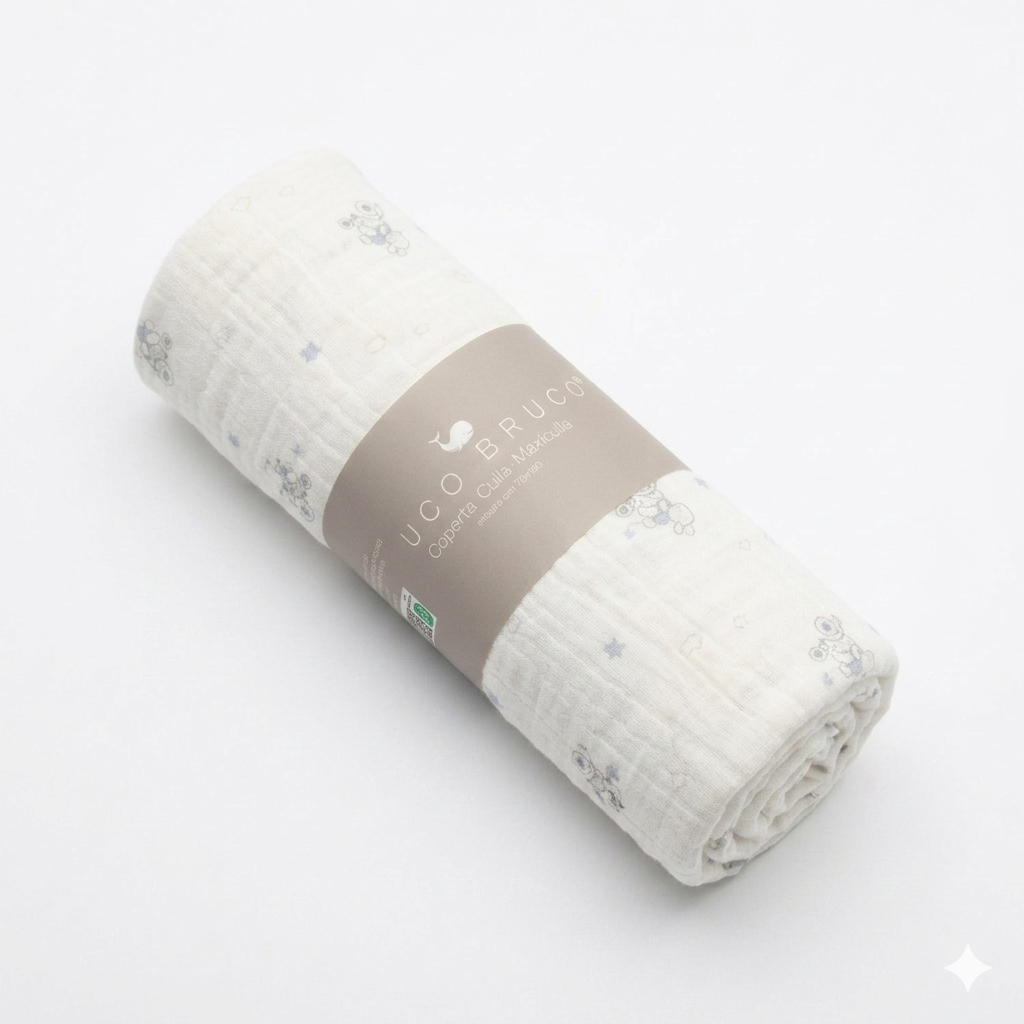 Bruco Bruco - Coperta Mussola 75X100 Cm
