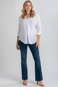 GRADUATED FLARE WA31 | Jeans Premaman Svasati