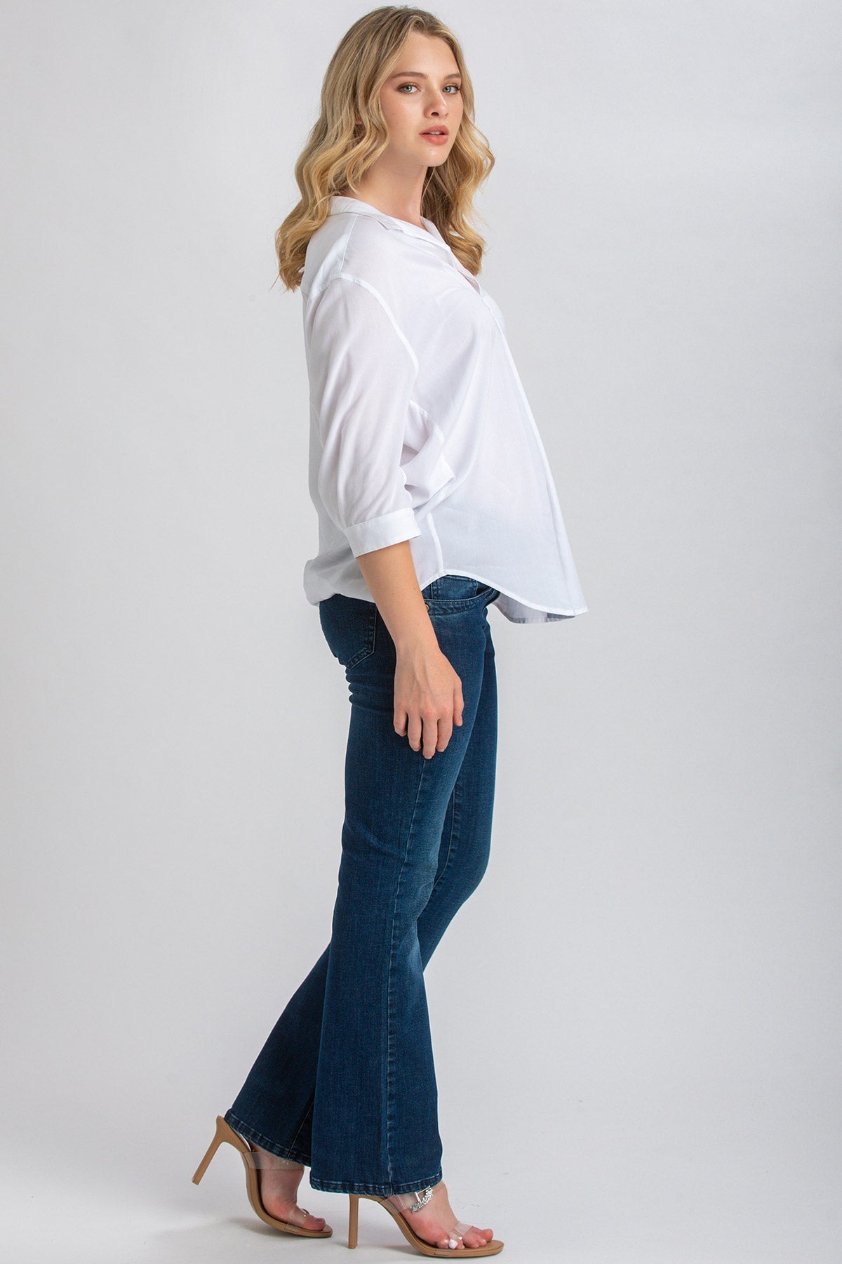 GRADUATED FLARE WA31 | Jeans Premaman Svasati