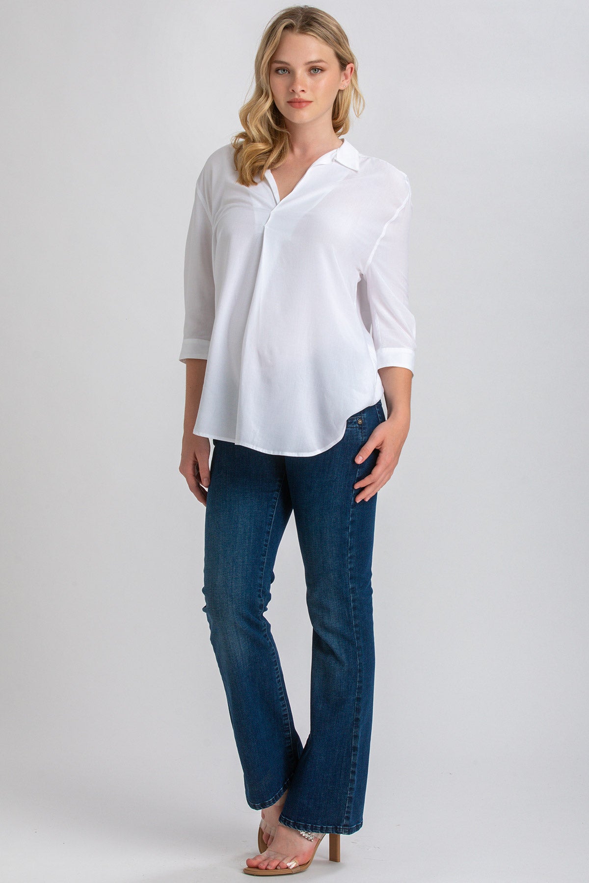 GRADUATED FLARE WA31 | Jeans Premaman Svasati