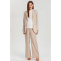 WARREN - Pantaloni Premaman a Gamba Larga Ice Beige