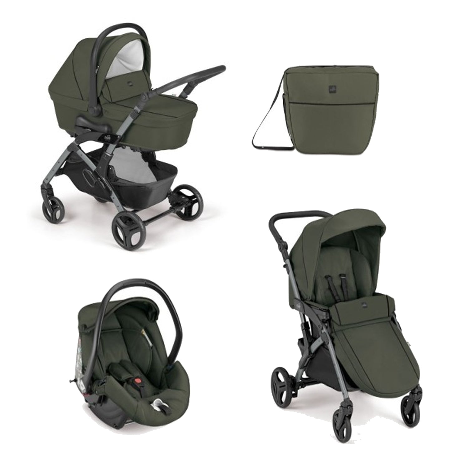Cam - Trio Fluido Easy Con Seggiolino Auto Area 0+ Isize