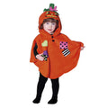 Carnaval Queen - Costume Halloween: Mantellina Zucchetta Baby