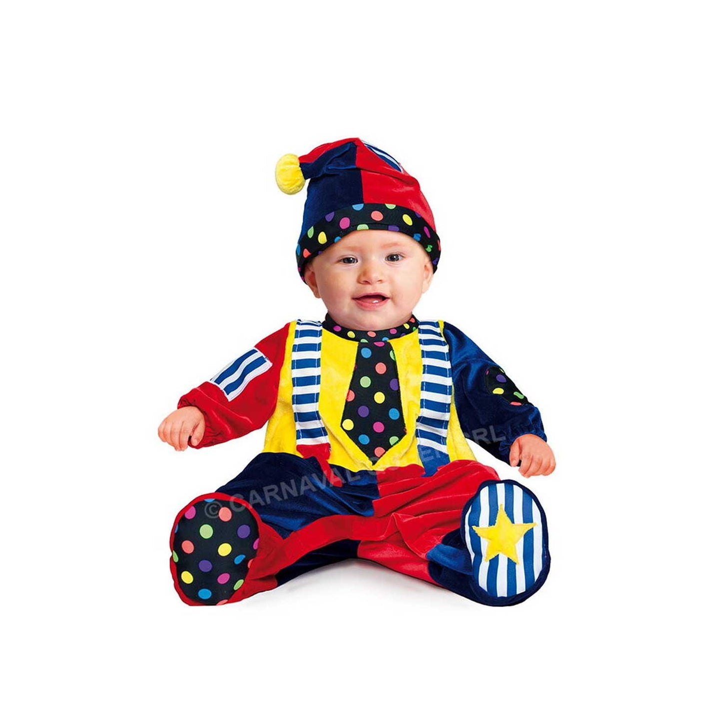 Carneval Queen - Costume Piccola Clownetta Superbaby