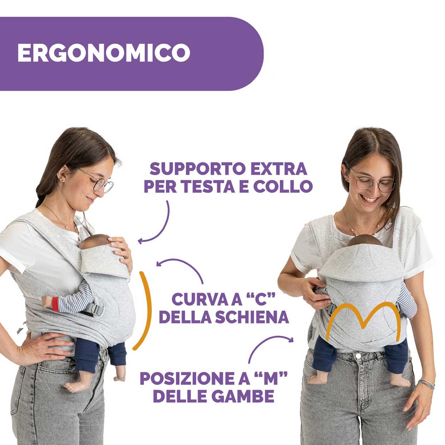 Chicco - Marsupio Comfygrow Boppy