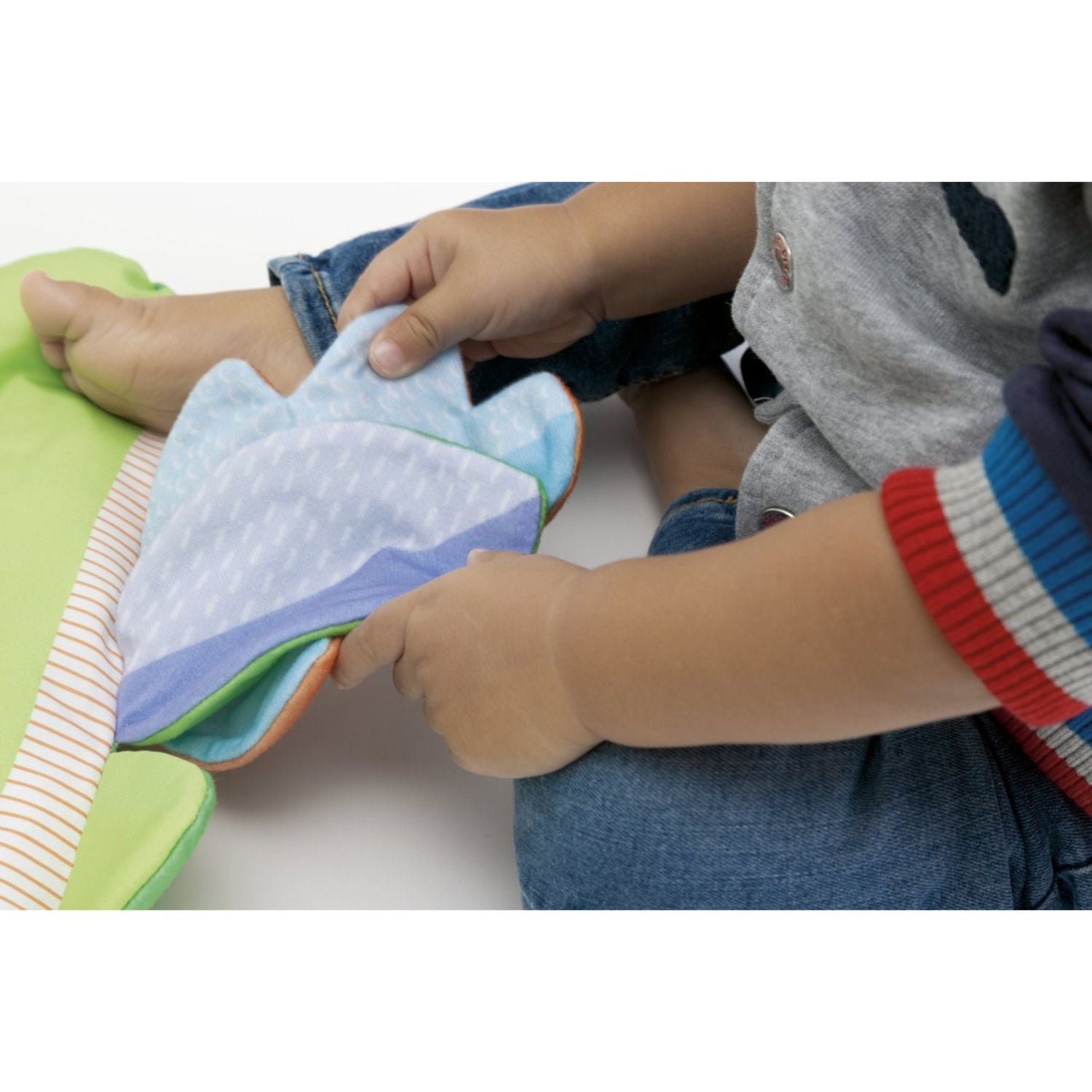 Chicco Tappeto Sensoriale Coccodrillo - Gonfiabile Con Aria E Acqua, Per Bambini 6-36 Mesi - Foto 6