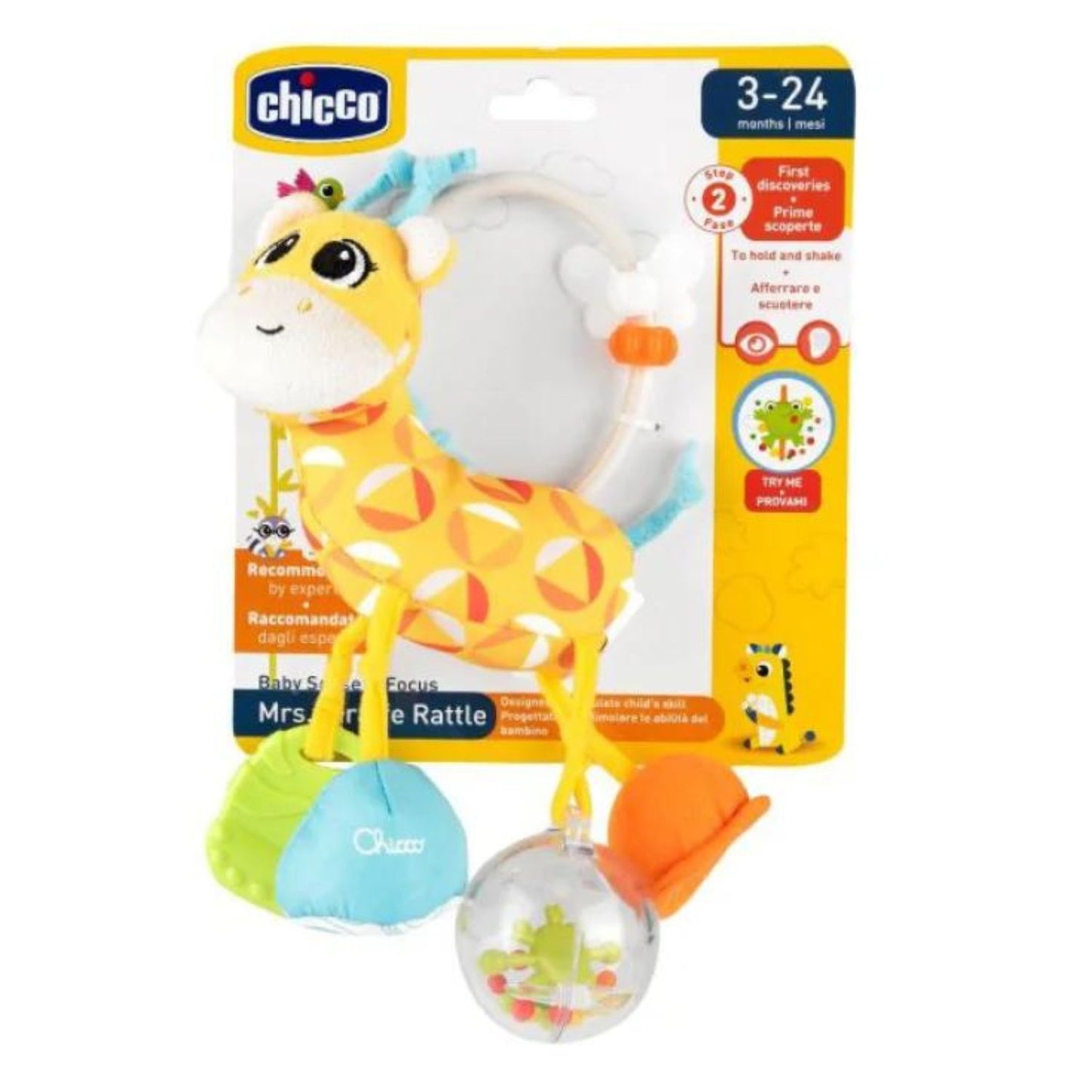 Chicco - Baby Sense&Focus Gioco Trillino Mrs Giraffa