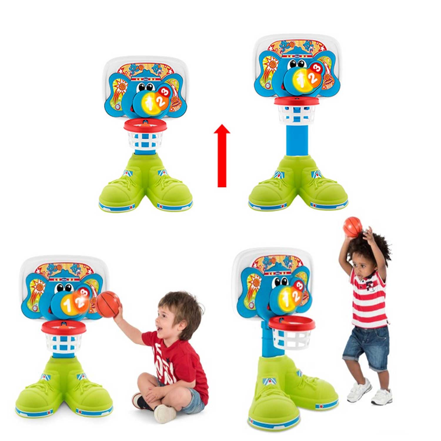 Canestro Chicco Chicco Elefante Basket Giocattolo Chicco Canestro