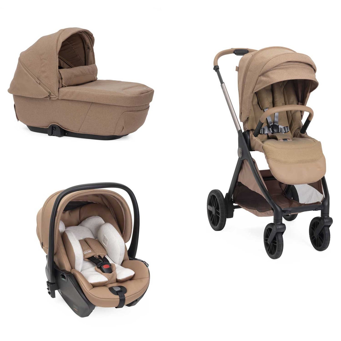 Chicco - Trio Bellagio 2.0 Comfort Con Seggiolino Auto First Seat Recline