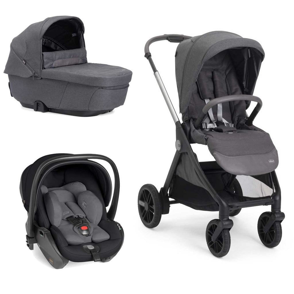 Chicco - Trio Bellagio 2.0 Comfort Con Seggiolino Auto First Seat Recline