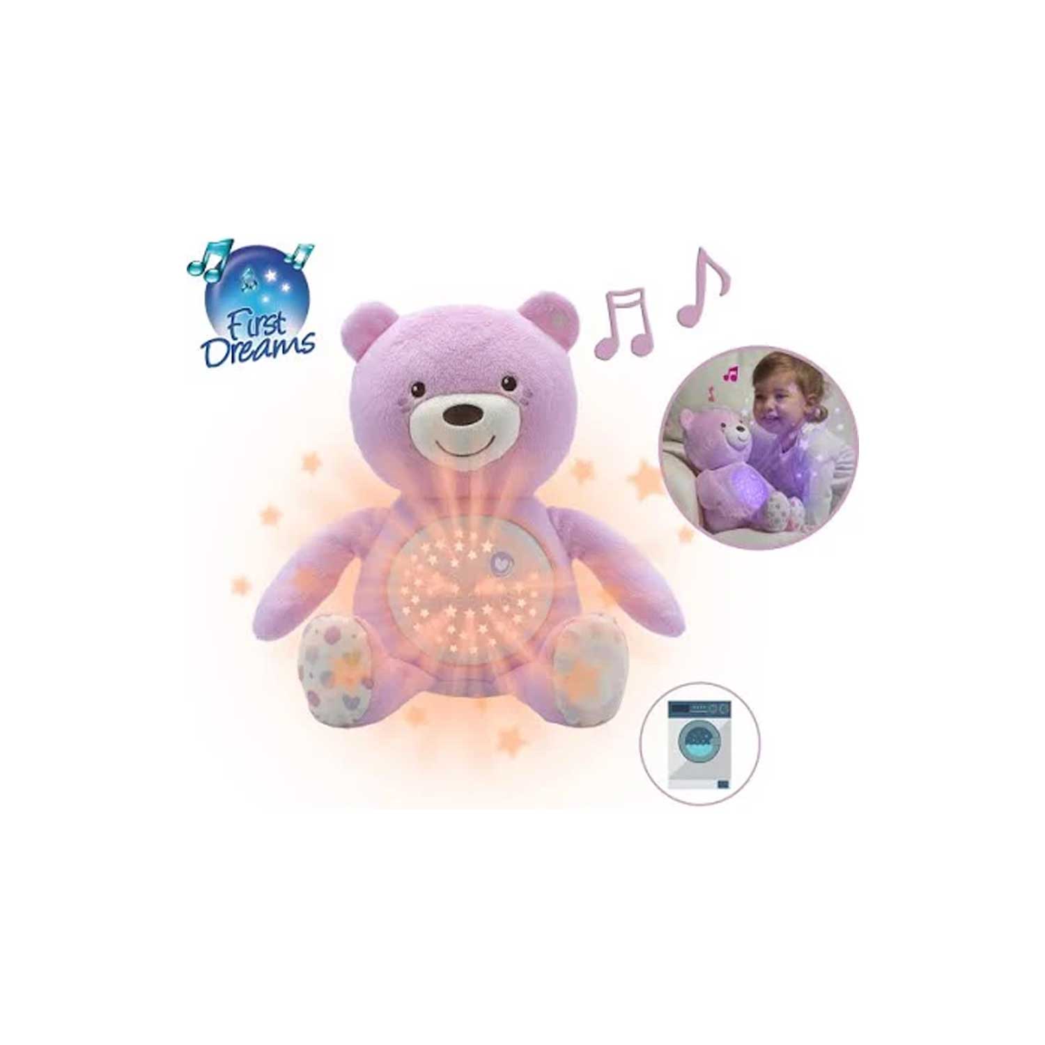 Chicco - Pupazzo proiettore Baby Bear First Dreams
