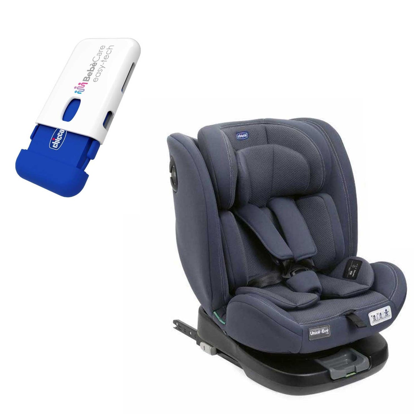 Chicco - Seggiolino Auto 360 Unico Evo I Size Con Anti Abbandono