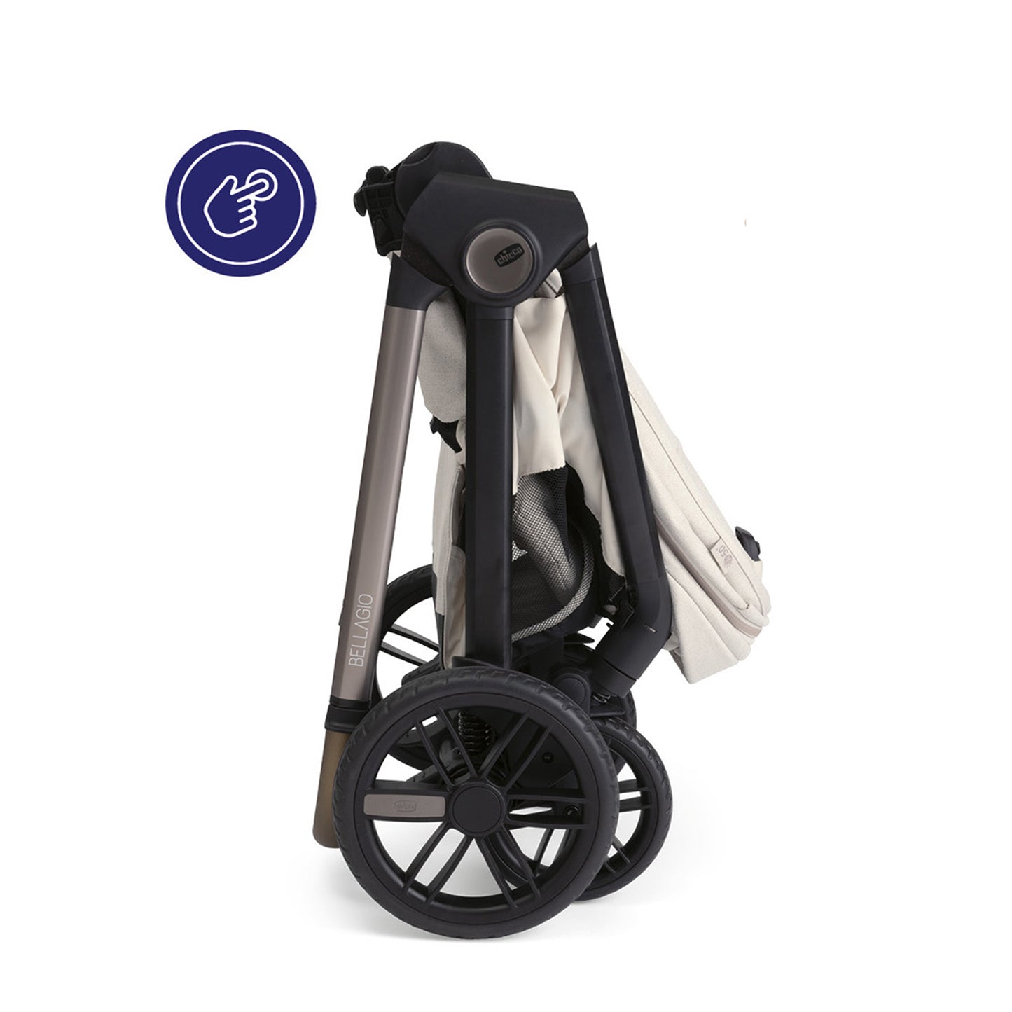 Chicco - Trio Bellagio Flexi Con Seggiolino Auto First Seat Recline Isize