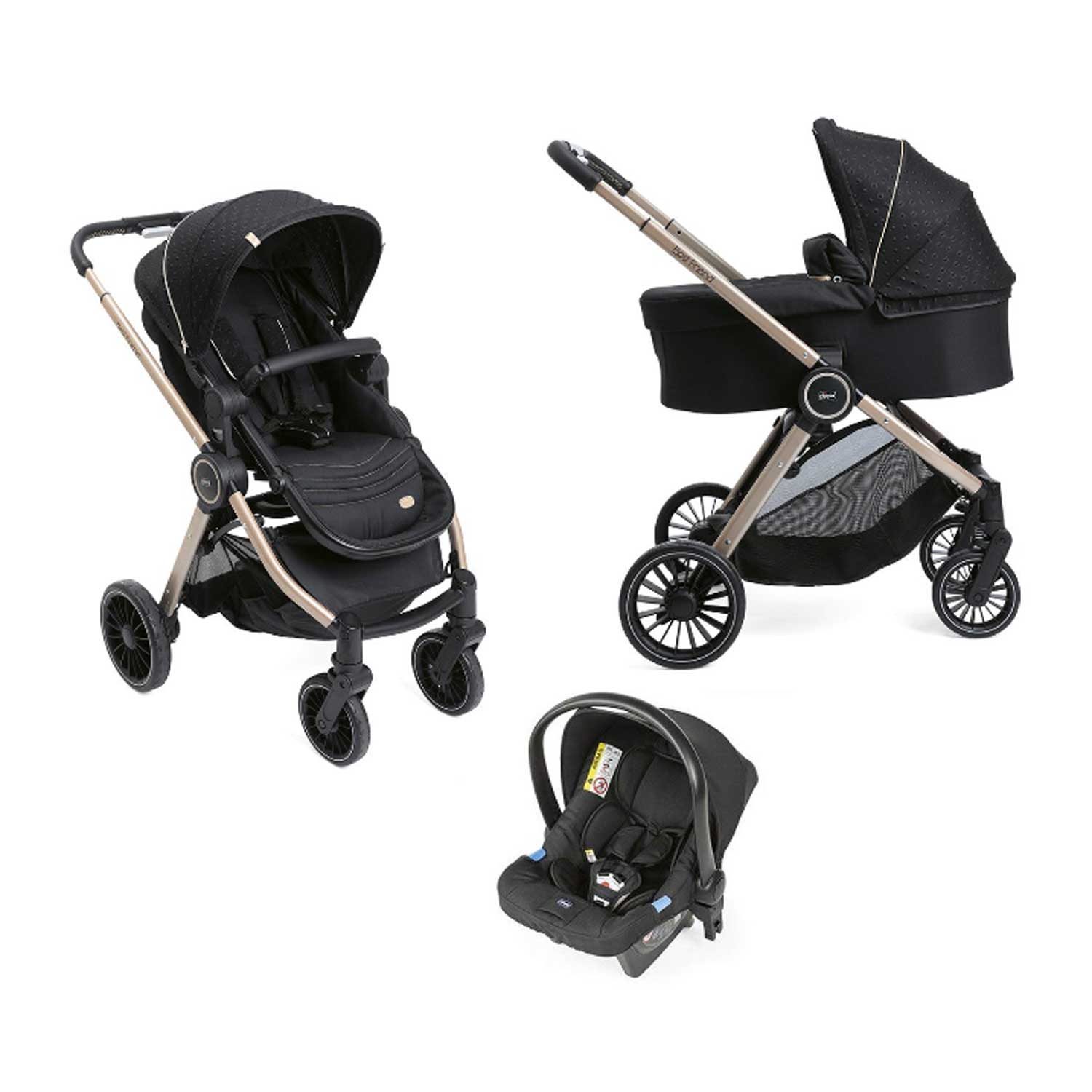Chicco - Trio Best Friend Pro Light + Seggiolino Auto Kory Isize R129