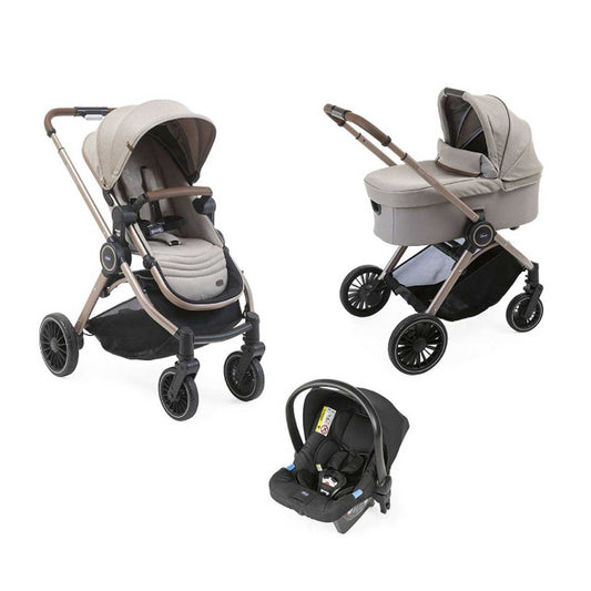 Chicco - Trio Best Friend Pro Light + Seggiolino Auto Kory Isize R129