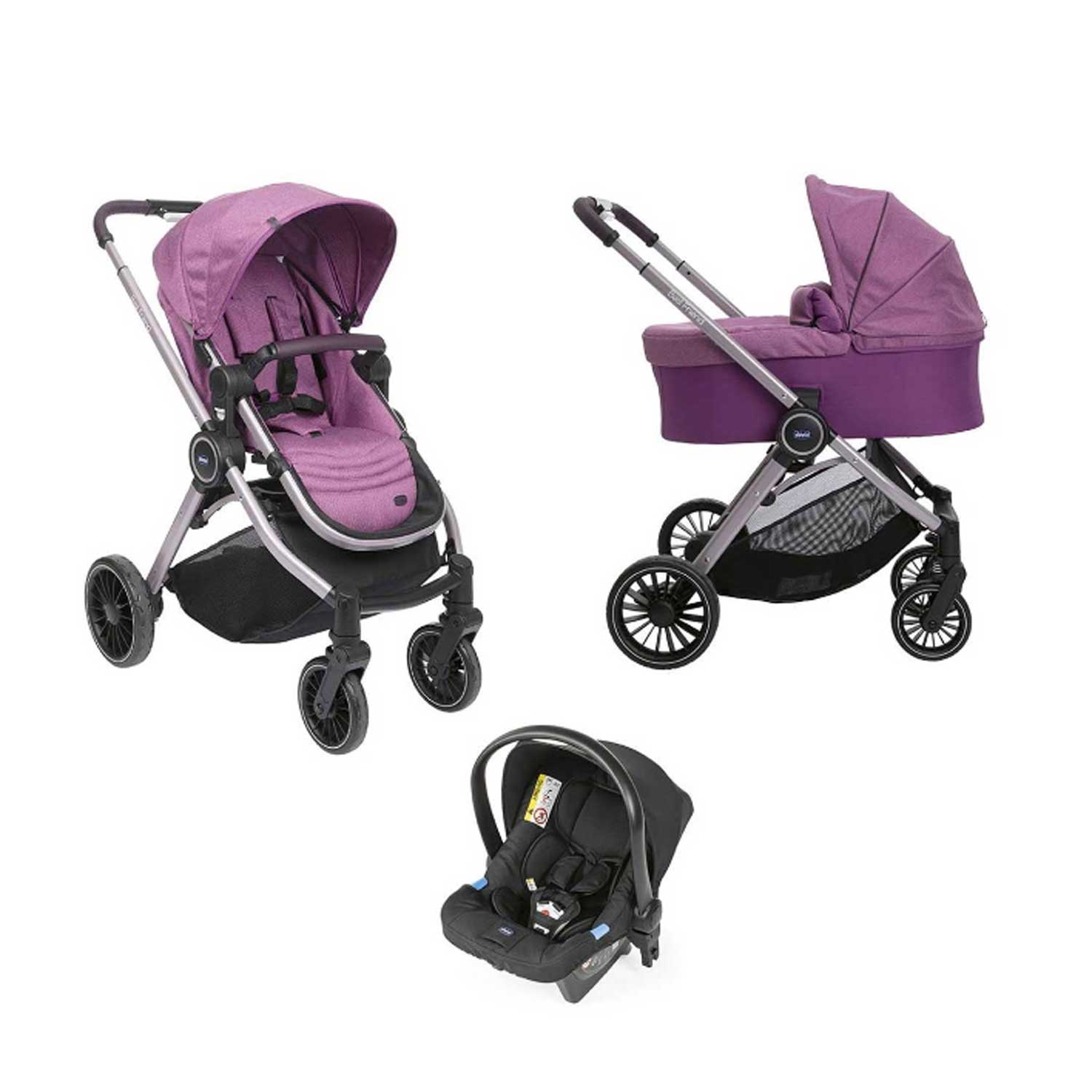 Chicco - Trio Best Friend Pro Light + Seggiolino Auto Kory Isize R129