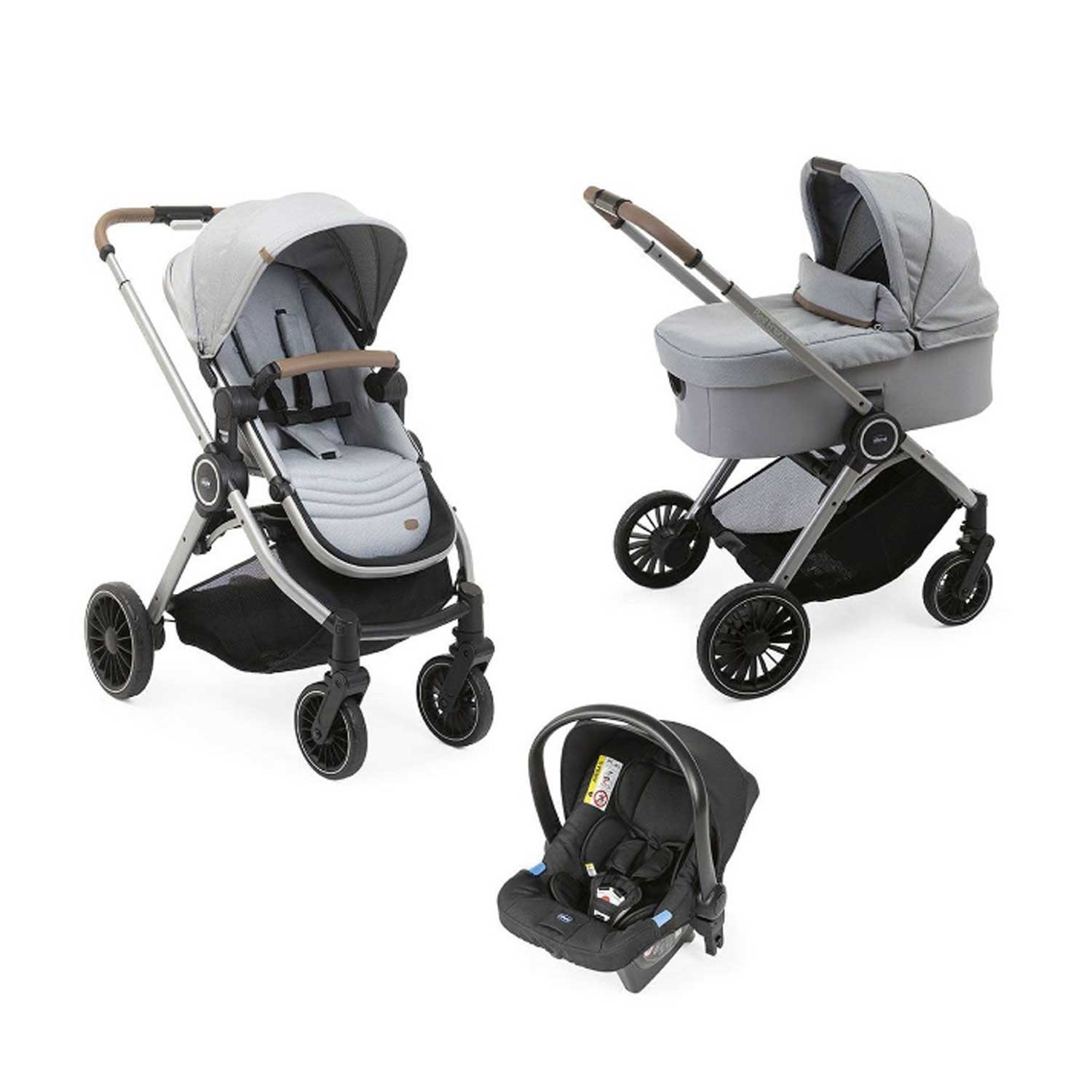 Chicco - Trio Best Friend Pro Light + Seggiolino Auto Kory Isize R129