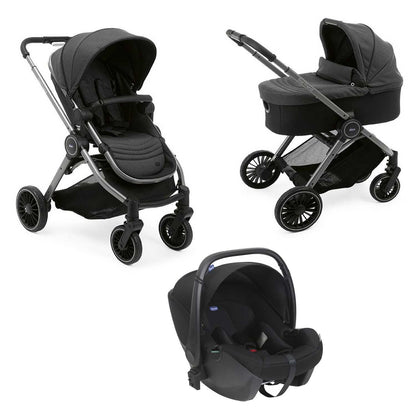 Chicco - Trio Best Friend Pro Light Con Nuovo S.A. Kori I-Size Essential Black + Omaggio Valigetta "Kit Mamma 2023"