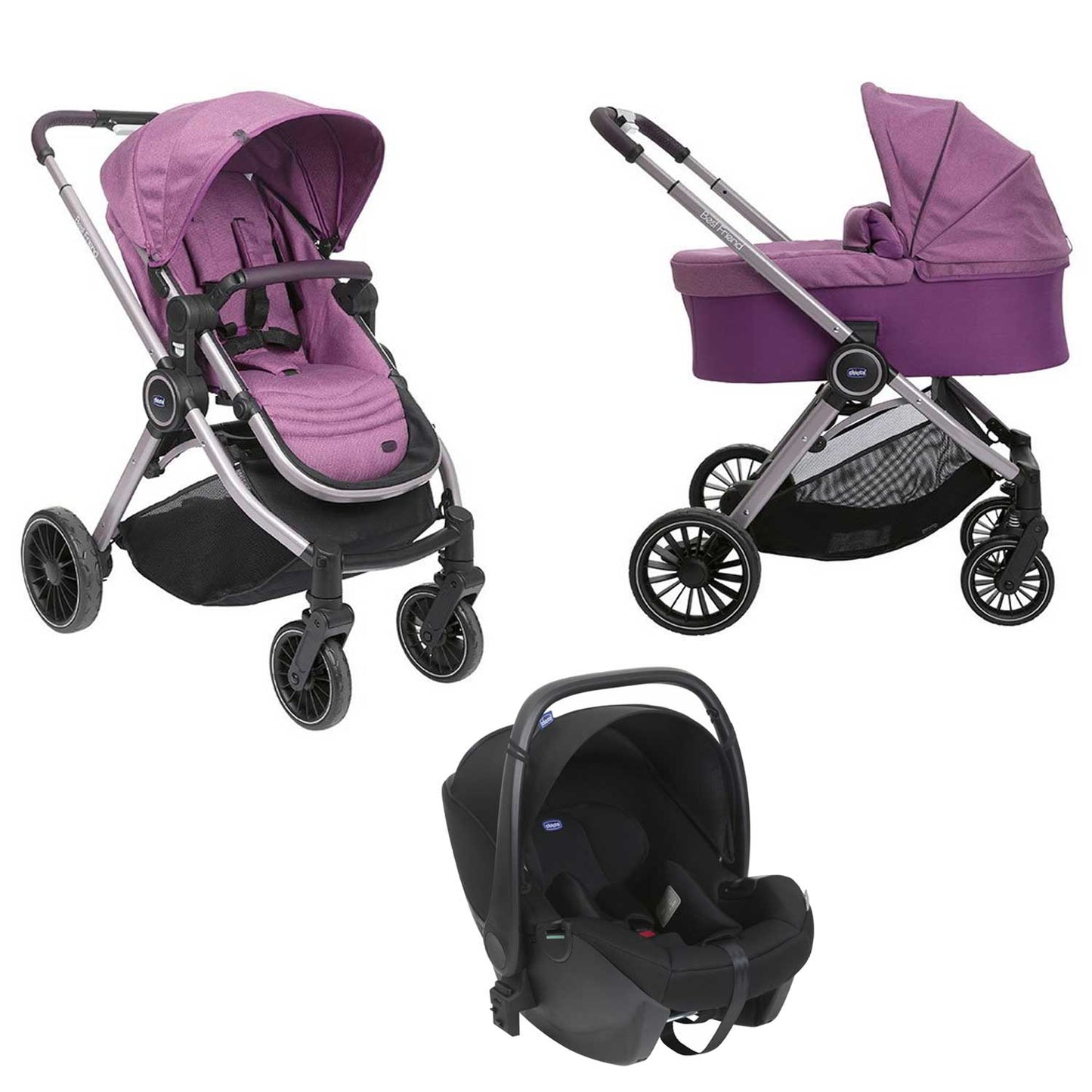 Chicco - Trio Best Friend Pro Light With New SA Kori I-Size Essential Black