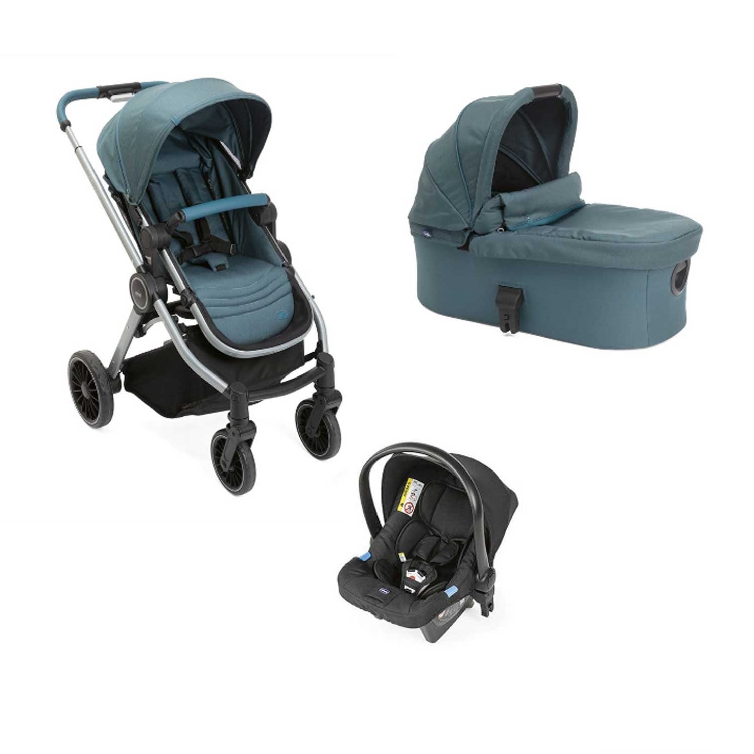 Chicco - Trio Best Friend Pro Light + Seggiolino Auto Kory Isize R129