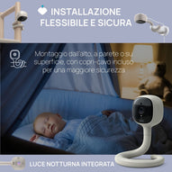 Chicco - Video Baby Monitor Wi-Fi Smart AI