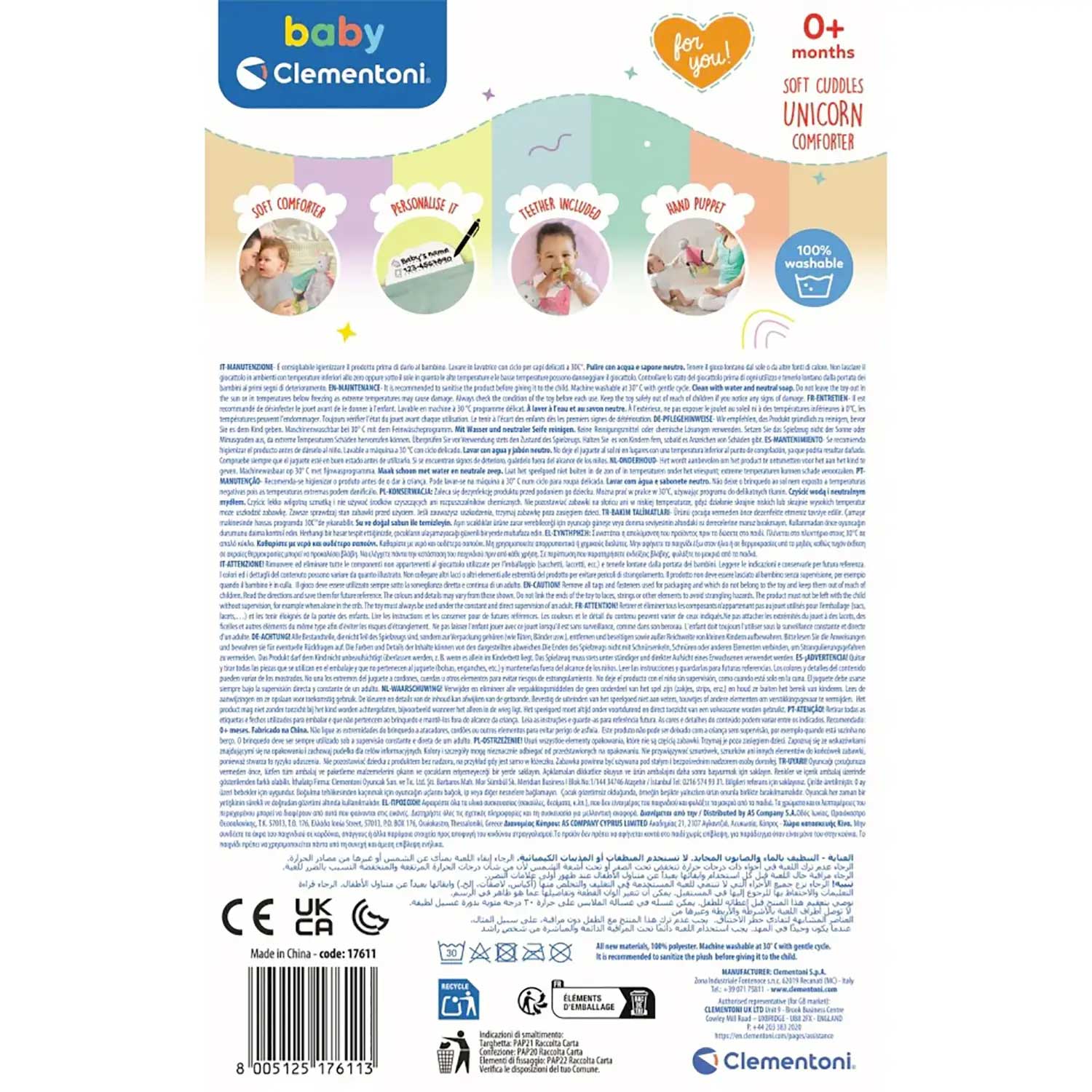 Clementoni - Baby For You Soft Cuddles