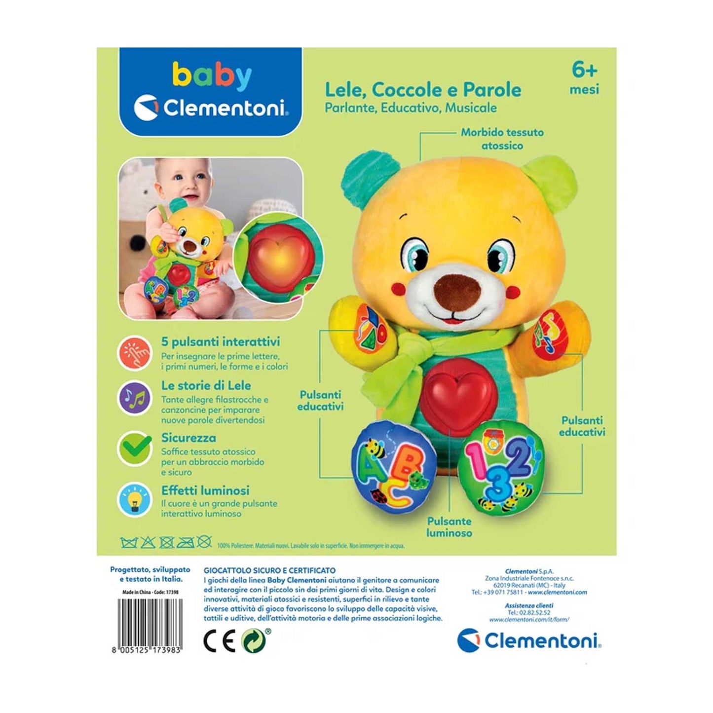 Clementoni - Baby For You Night Lamp Sweet Dreams