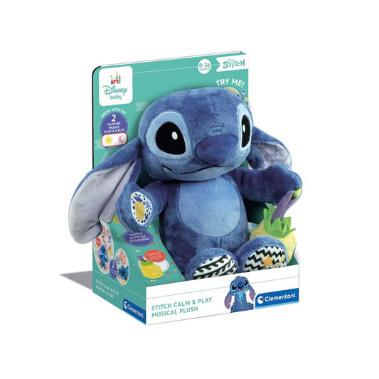 Clementoni - Baby Walt Disney Stitch Musical Plush