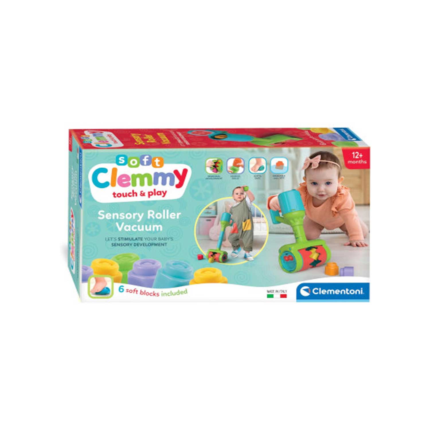 Clementoni - Clemmy Baby Sensory Roller Vacuum