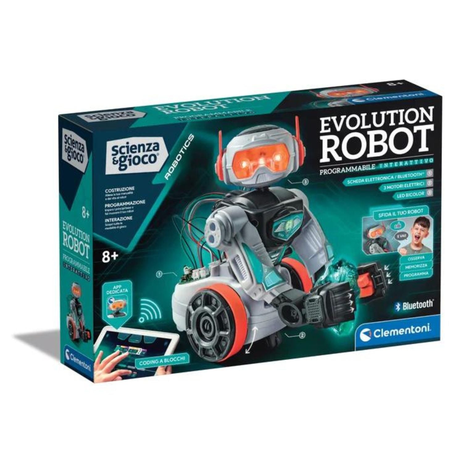 Clementoni Evolution, un robot educativo da assemblare e programmare Clementoni Evolution, un robot educativo da assemblare e programmare