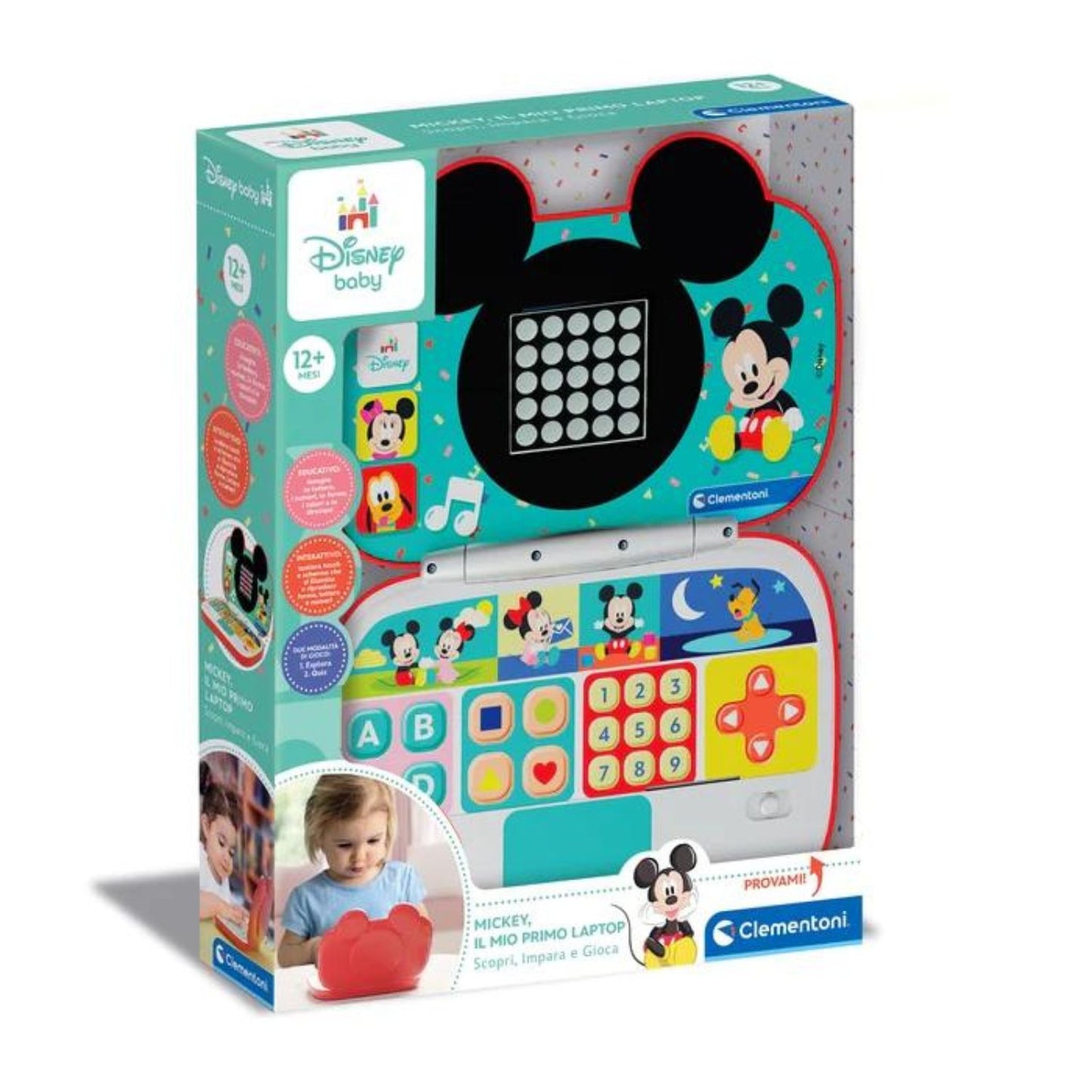 Clementoni - Baby Mickey primo Laptop 17834