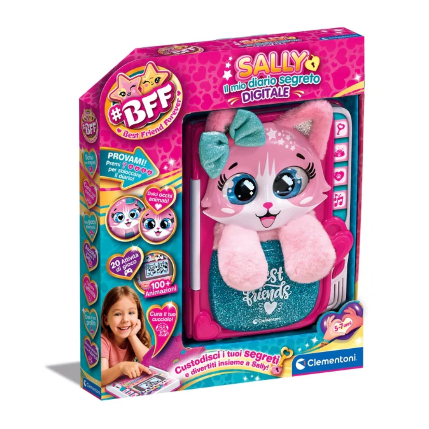 Clementoni - Bff Sally Diario Segreto Digitale 16491