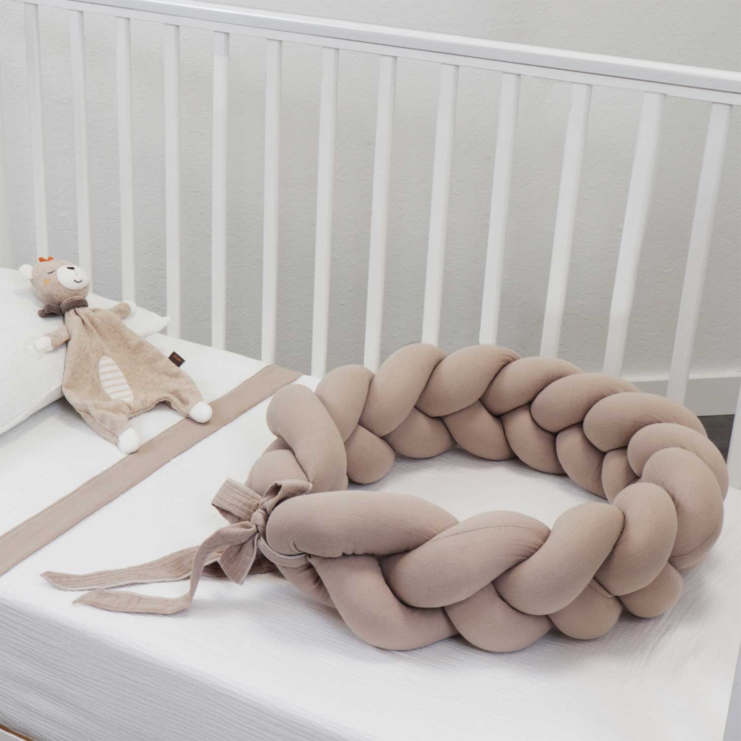 Cora - Linea Bibo: Treccia Paracolpi Per Mini Culla