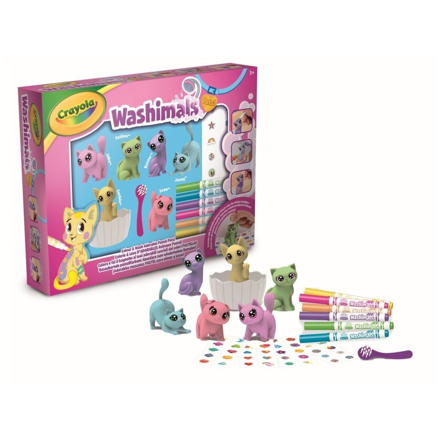 Crayola - Washimals Pets Activity Set with Stickers