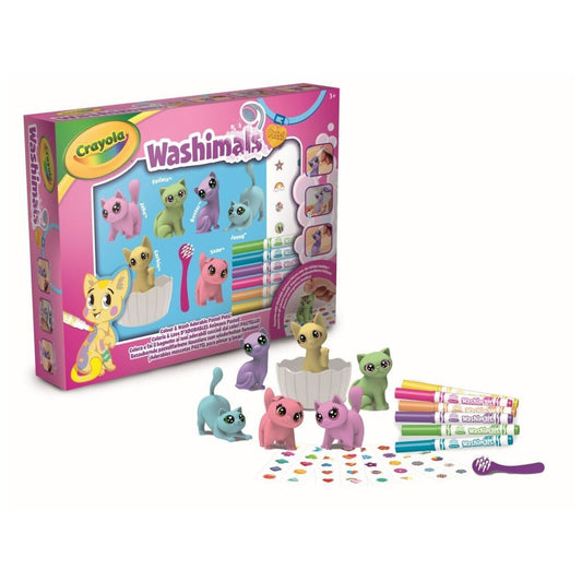 Crayola - Washimals Pets Set Attività Con Adesivi