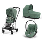 Cybex - Trio Mios: Seat Pack + Carrycot + Cloud T isize Car Seat + "Kit Mamma 2023" Case