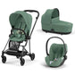 Cybex - Trio Mios: Seat Pack + Carrycot + Cloud T isize Car Seat + "Kit Mamma 2023" Case