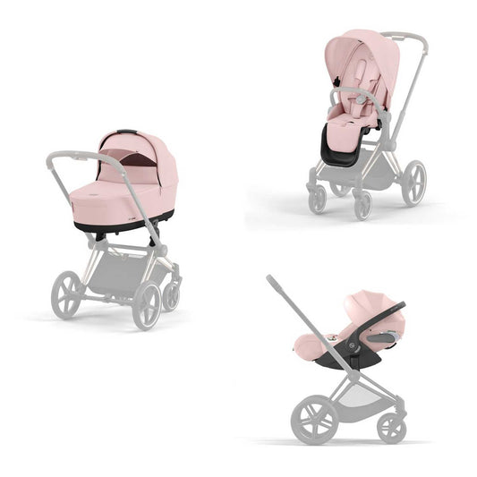 Cybex - Trio Priam: Seat Pack + Carrycot + Cloud T Isize Car Seat