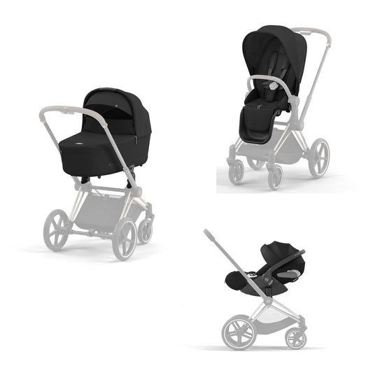 Cybex - Trio Priam: Seat Pack + Carrycot + Cloud T Isize Car Seat