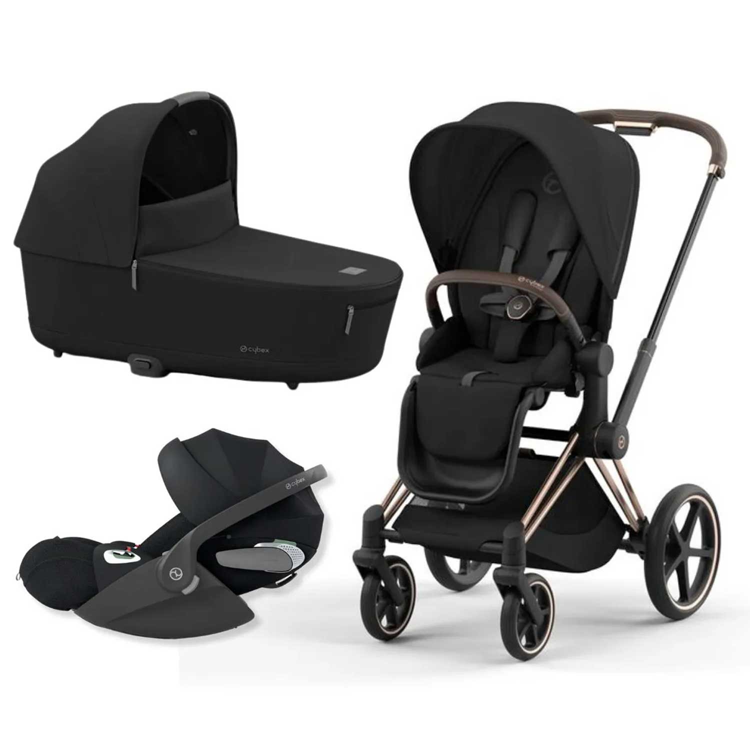 Cybex Trio Priam: Seat Pack Carrycot Cloud T Isize Car Seat