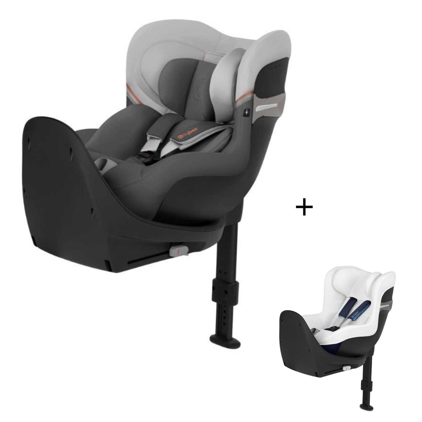 Cybex - Sirona SX2 iSize 0 18kg Car Seat + White Summer Cover