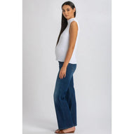 DAD JEANS WA01  - Jeans Premaman a Gamba Larga