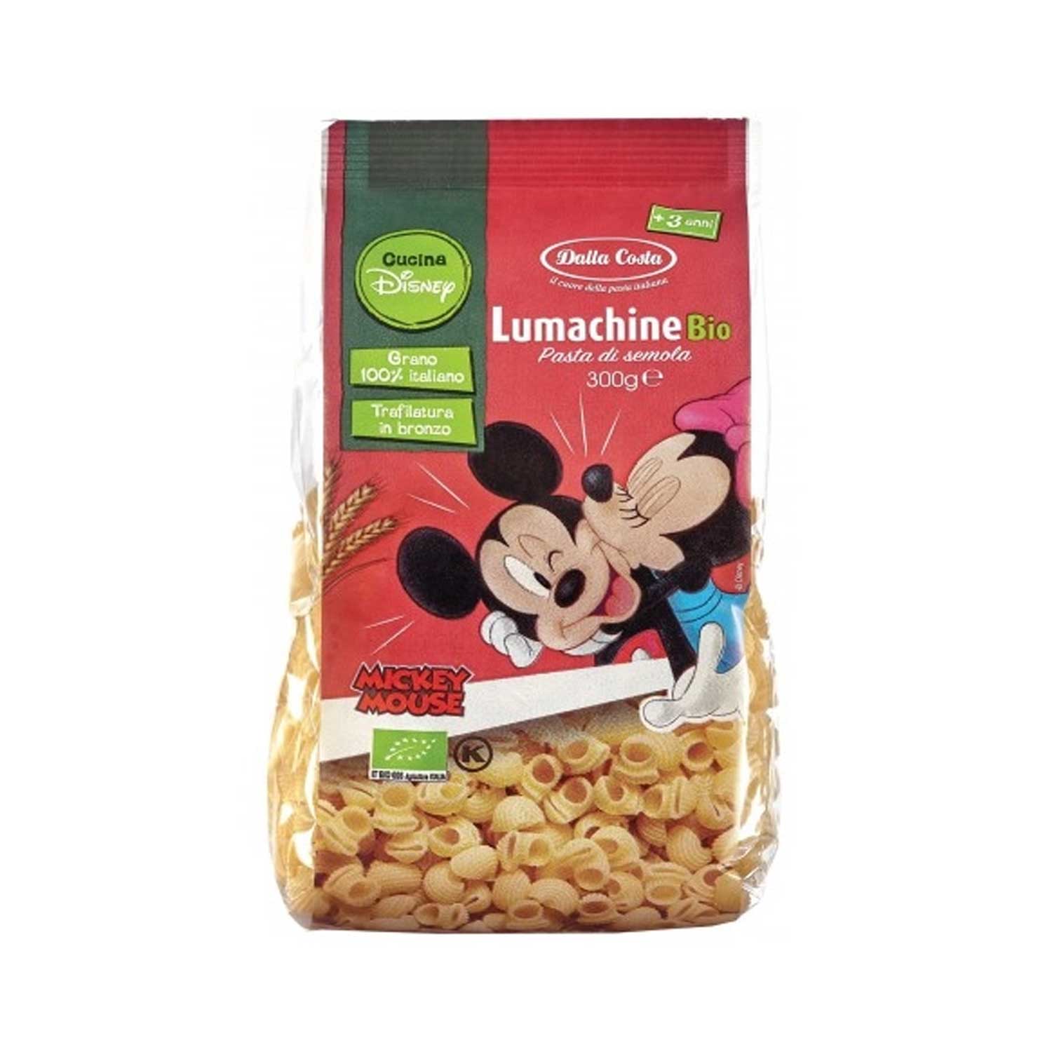 Dalla Costa - Lumachine Bio Mickey & Co: Confezione 300 gr